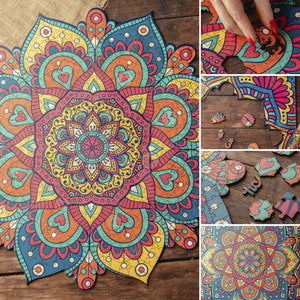 Mandala Trebol Bleu