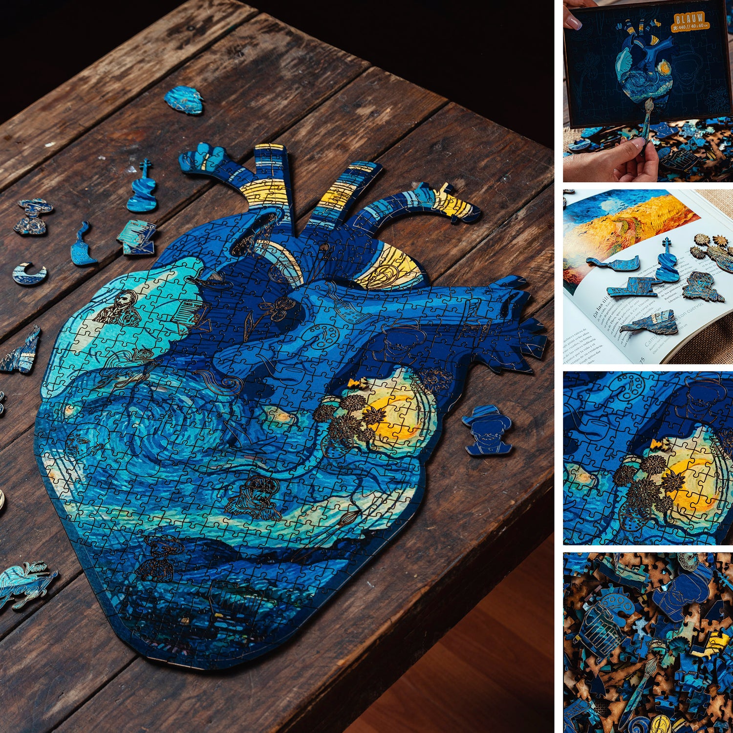Van Gogh/el corazon azul